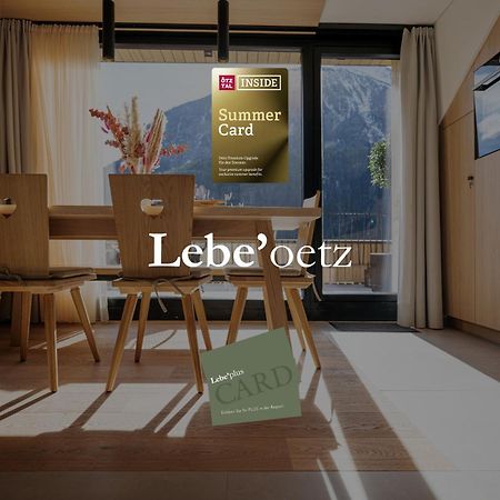 Lebe'Oetz - Das Ferienapartmenthaus Im Zentrum Von Oetz Exteriör bild