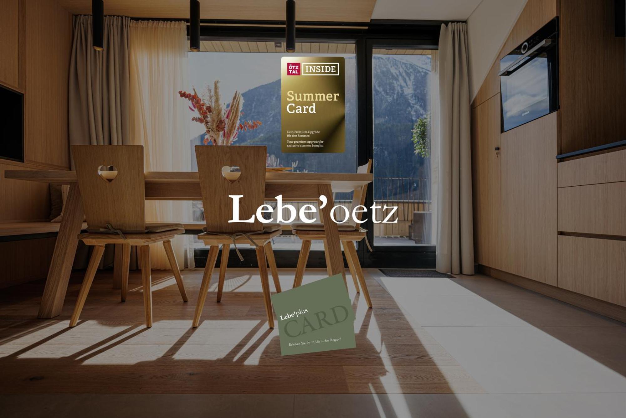 Lebe'Oetz - Das Ferienapartmenthaus Im Zentrum Von Oetz Exteriör bild